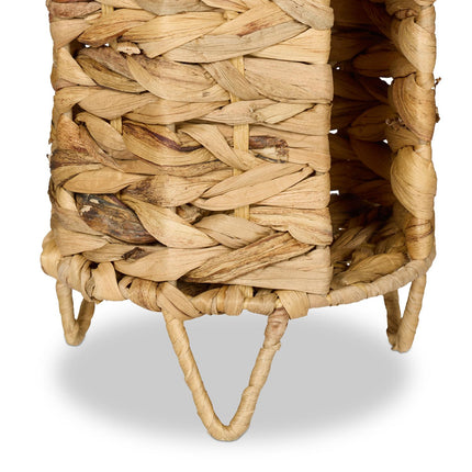 Toilet Roll Holder for 4 Rolls, Water Hyacinth Woven