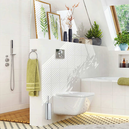 Porte-brosse de toilette mural