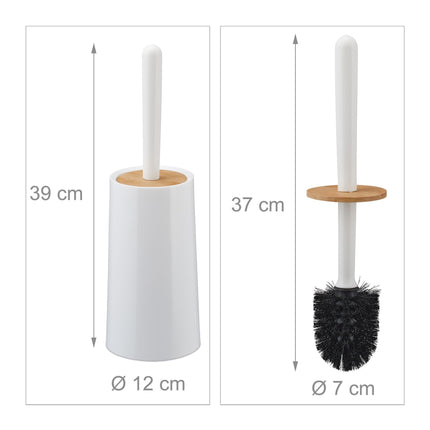 Toilet brush with container