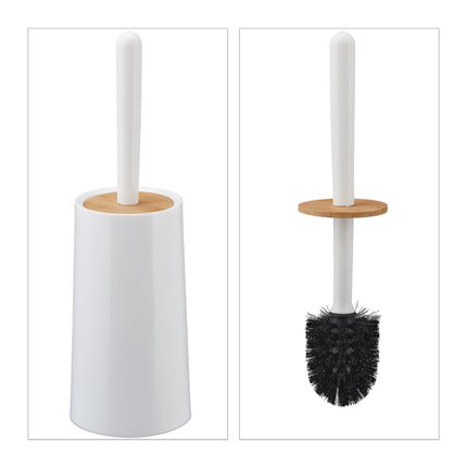 Toilet brush with container