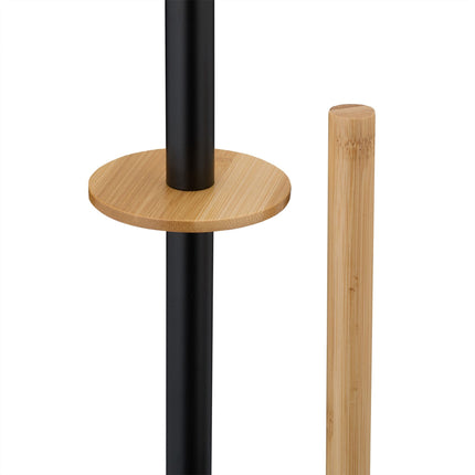 Chaise de toilette en bambou et acier inoxydable