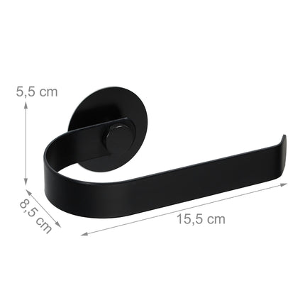 Toilet paper holder black