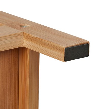 Toilet paper holder in bamboo Standing