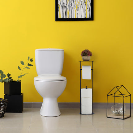 Porte-papier toilette avec étagère