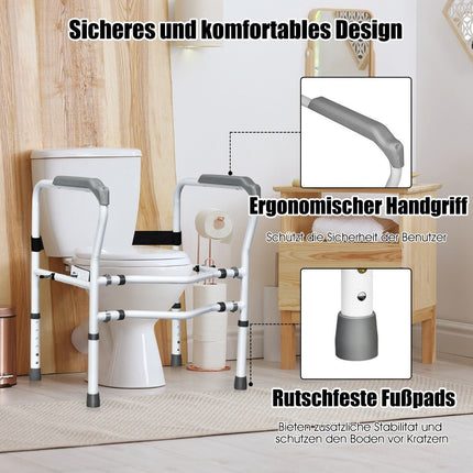 Toiletten-Sicherheitsgriff mit verstellbarer Höhe und Breite für Senioren