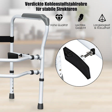 Toiletten-Sicherheitsgriff mit verstellbarer Höhe und Breite für Senioren