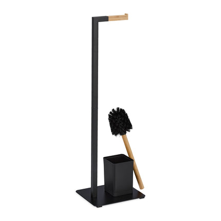 Abattant de toilette en bambou et acier inoxydable