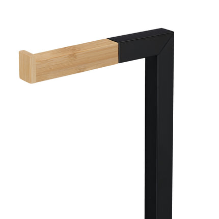 Abattant de toilette en bambou et acier inoxydable