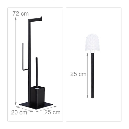 Toilet seat in black