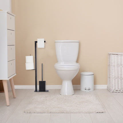 Toilet seat in black