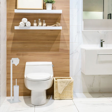 Toilettensitz in Weiß