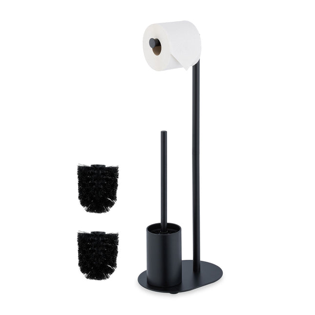 Toilet set in metal