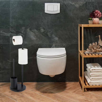 Toilettengarnitur mit Papierhalter