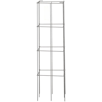 Tomato Cages, 10-Pack, 46 in Square PVC-Coated Steel