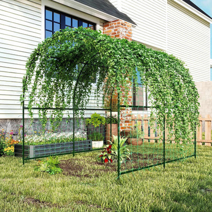 Tomaten-Rankbogen, Stahl, 216 cm, Dunkelgrün