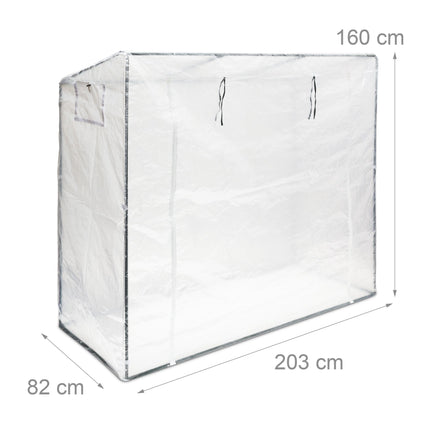 Tomato greenhouse XL with sloping roof