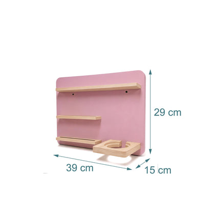 Toniebox Wall Shelf with Magnetic Strips, Holds 27 Figures