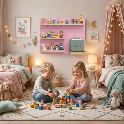 Toniebox Wall Shelf with Magnetic Strips, Holds 27 Figures