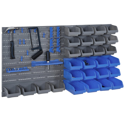 Workshop Tool Holder - Wall Mount, Blue & Grey