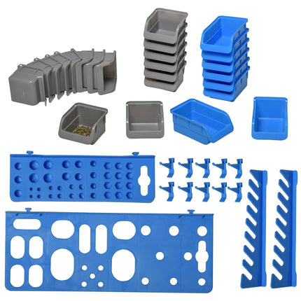 Workshop Tool Holder - Wall Mount, Blue & Grey
