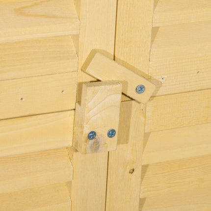 Geräteschuppen aus Holz mit Asphaltdach, 4 Fächer
