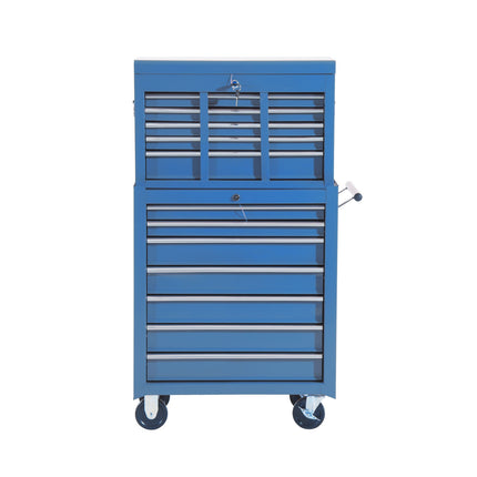 Tool Cart Workshop Unit with Tool Box - Blue