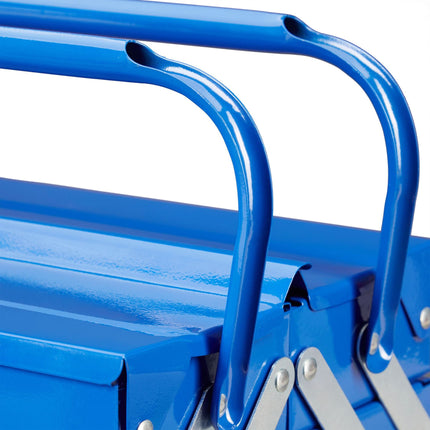 Werkzeugkasten leer blau