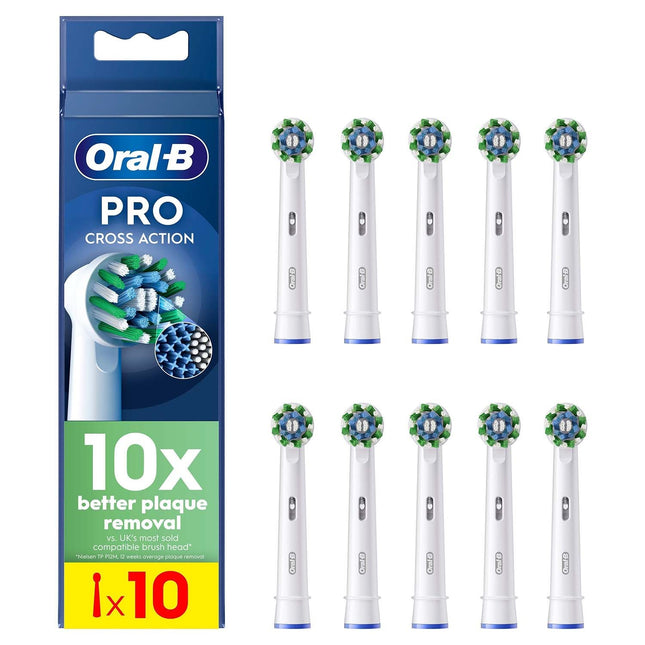 Zahnbürstenköpfe, CrossAction, 10er-Pack