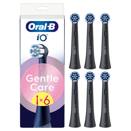 Hlavice zubního kartáčku, Gentle Care černá, 6 ks
