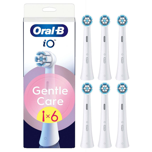 Zahnbürstenköpfe, Sanfte Pflege, Weiß, 6er-Pack