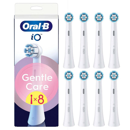 Toothbrush Heads, Gentle Care, White, Pack of 8