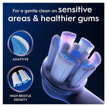 Toothbrush Heads, Gentle Care, White, Pack of 8