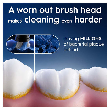 Toothbrush Heads, Ultimate Clean, Black, 2-Pack
