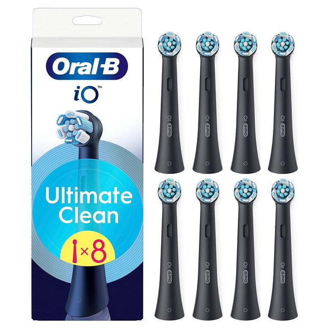 Zahnbürstenköpfe, Ultimate Clean Schwarz, 8 Stück