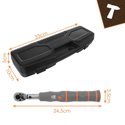 Drehmomentschlüssel 1/4" 2-26 Nm, Präzision ±0,5%