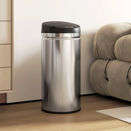 Touchless 42L Stainless Steel Sensor Trash Can