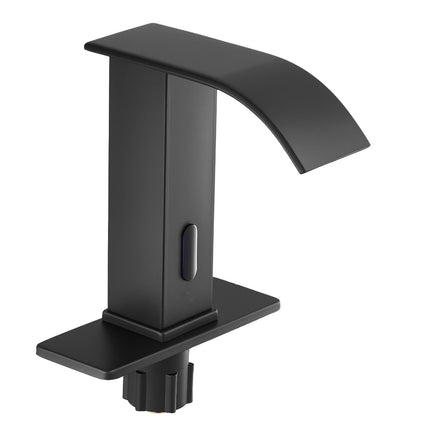 Touchless Bathroom Sink Faucet – Motion Sensor, Hot Cold, Matte Black