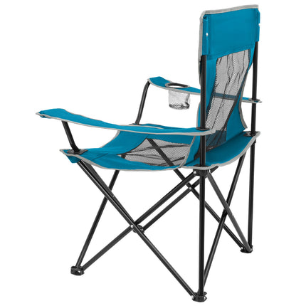 Tourist Chair, Foldable, Blue-Gray, Lightweight