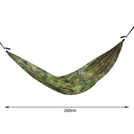 Turistická houpací síť Santiago Army 260x140cm síťovina