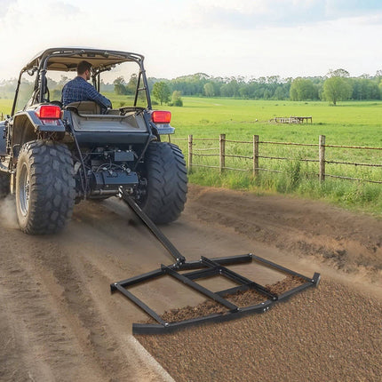 Tow-Behind Drag Harrow 74-Inch, Q235 Steel, Pin Hitch