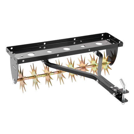 Tow-Behind Lawn Aerator, 32-Inch, Universal Hitch Tray
