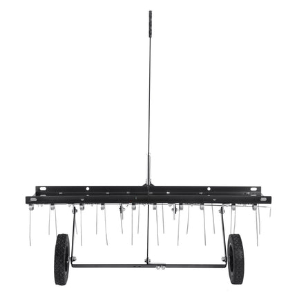Tow-Behind Lawn Dethatcher, 40-Inch, 20 Spring Steel Tines