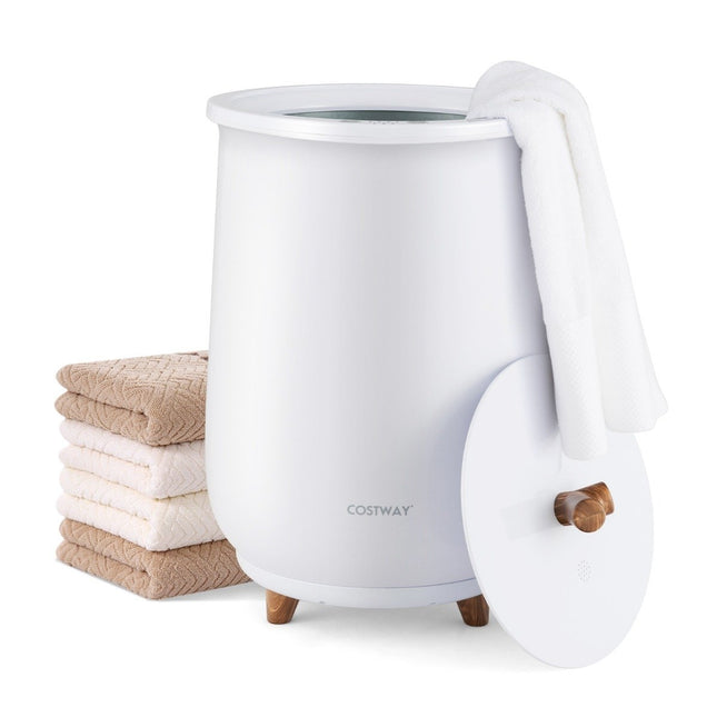 Towel Heat Bucket 23 L Large Luxury Towel Warmer 34 x 54 cm White