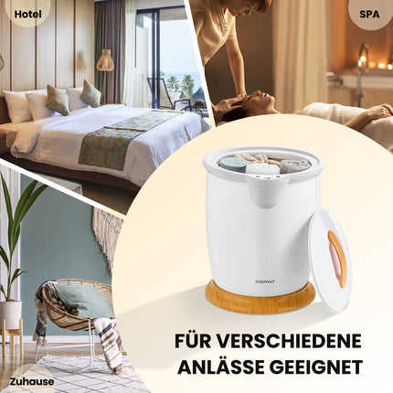 Handtuchwärmer-Eimer 20L mit Duftstoffhalter, tragbarer Spa-Heizer