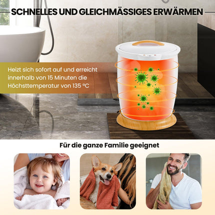 Handtuchwärmer-Eimer 20L mit Duftstoffhalter, tragbarer Spa-Heizer
