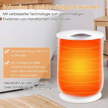 Handtuchwärmer-Eimer, 21 l Fassungsvermögen, einstellbarer Timer