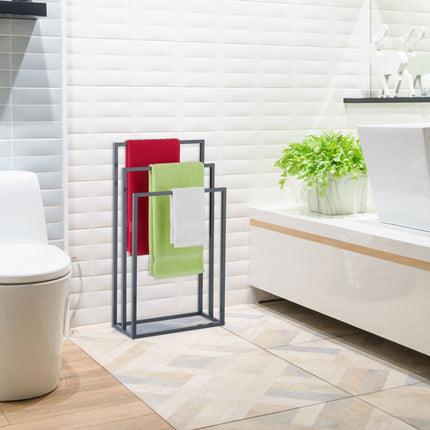 Porte-serviettes 3 barres anthracite