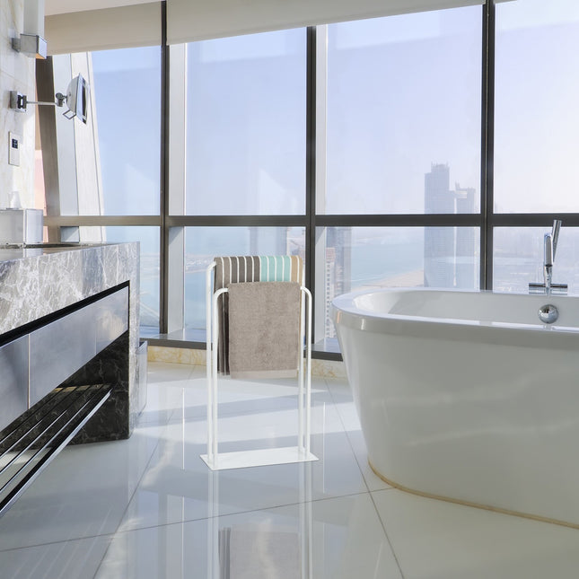 Towel hanger White 2 Bars