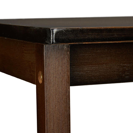 Porte-serviettes en bambou marron foncé