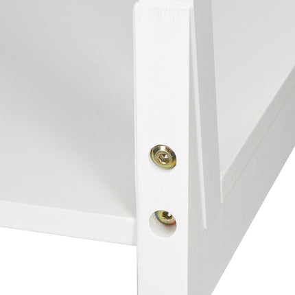 Porte-serviettes en bambou blanc